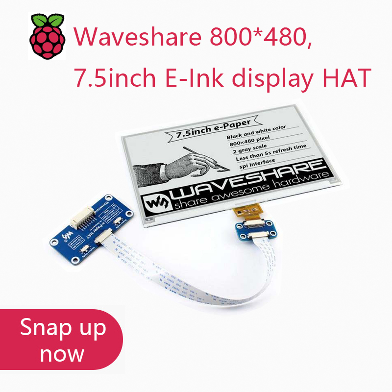 Golf Zero - Waveshare 800*480, écran E-Ink de 7,5