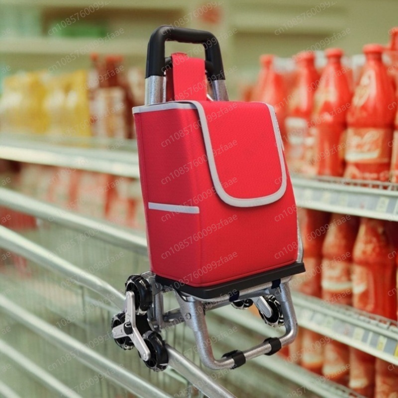 Pull Cart Fold - Chariot de courses pliant pour escaliers,