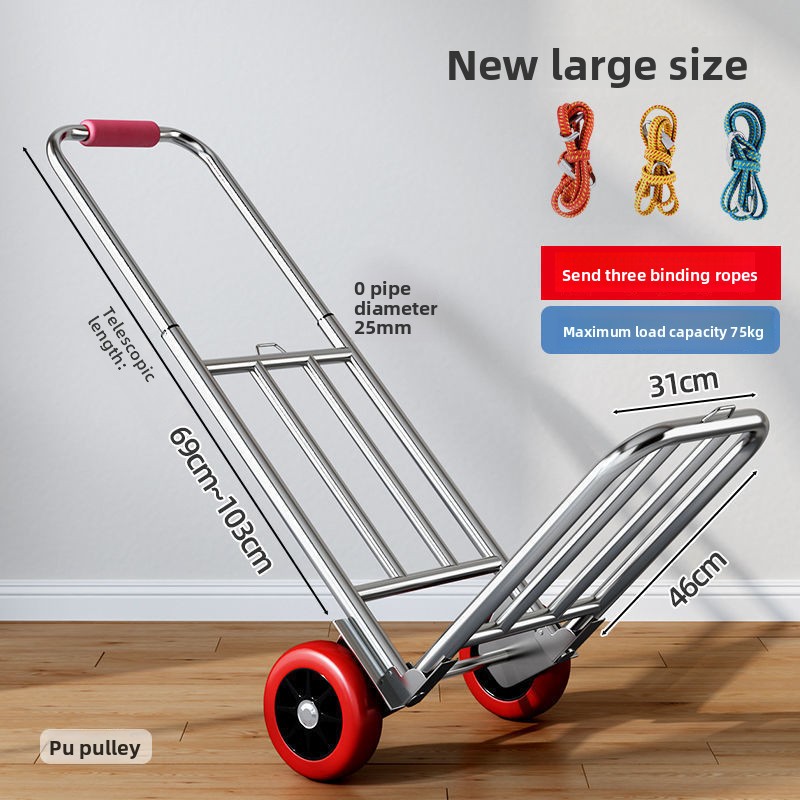Pull Cart Fold - Chariot de traction à la main,