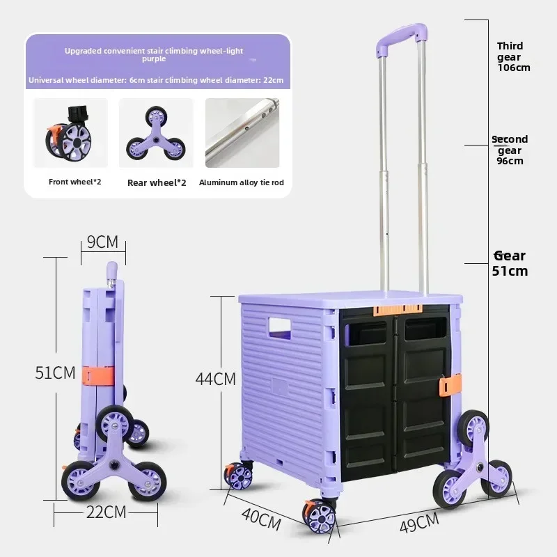 Nouveau chariot de courses pli - Pull Cart Fold avis et prix
