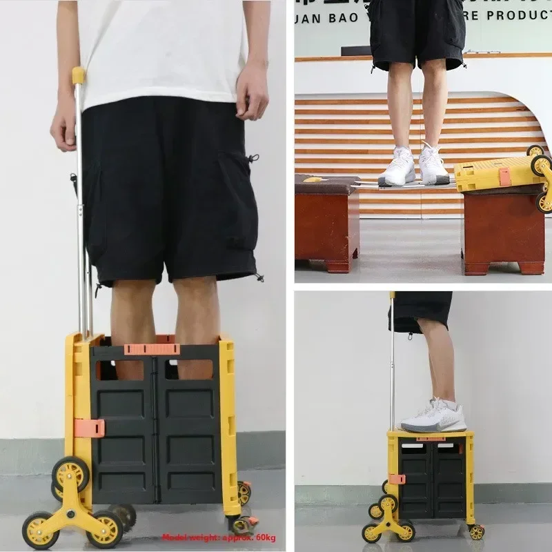Nouveau chariot de courses pli - Pull Cart Fold avis et prix