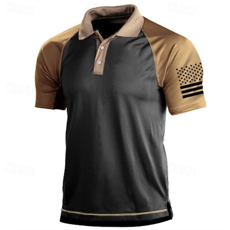 Polo à motif de drapeau améric - Golf Equipment Brands avis et prix