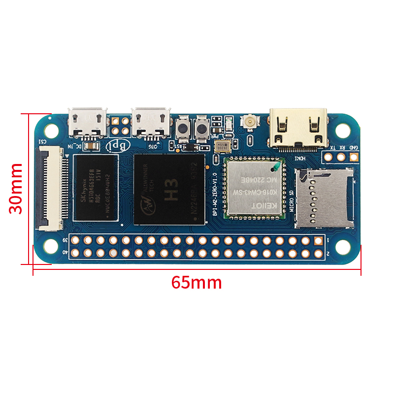 Banana Pi M2 Zero BPI-M2 Zero  - Golf Zero avis et prix