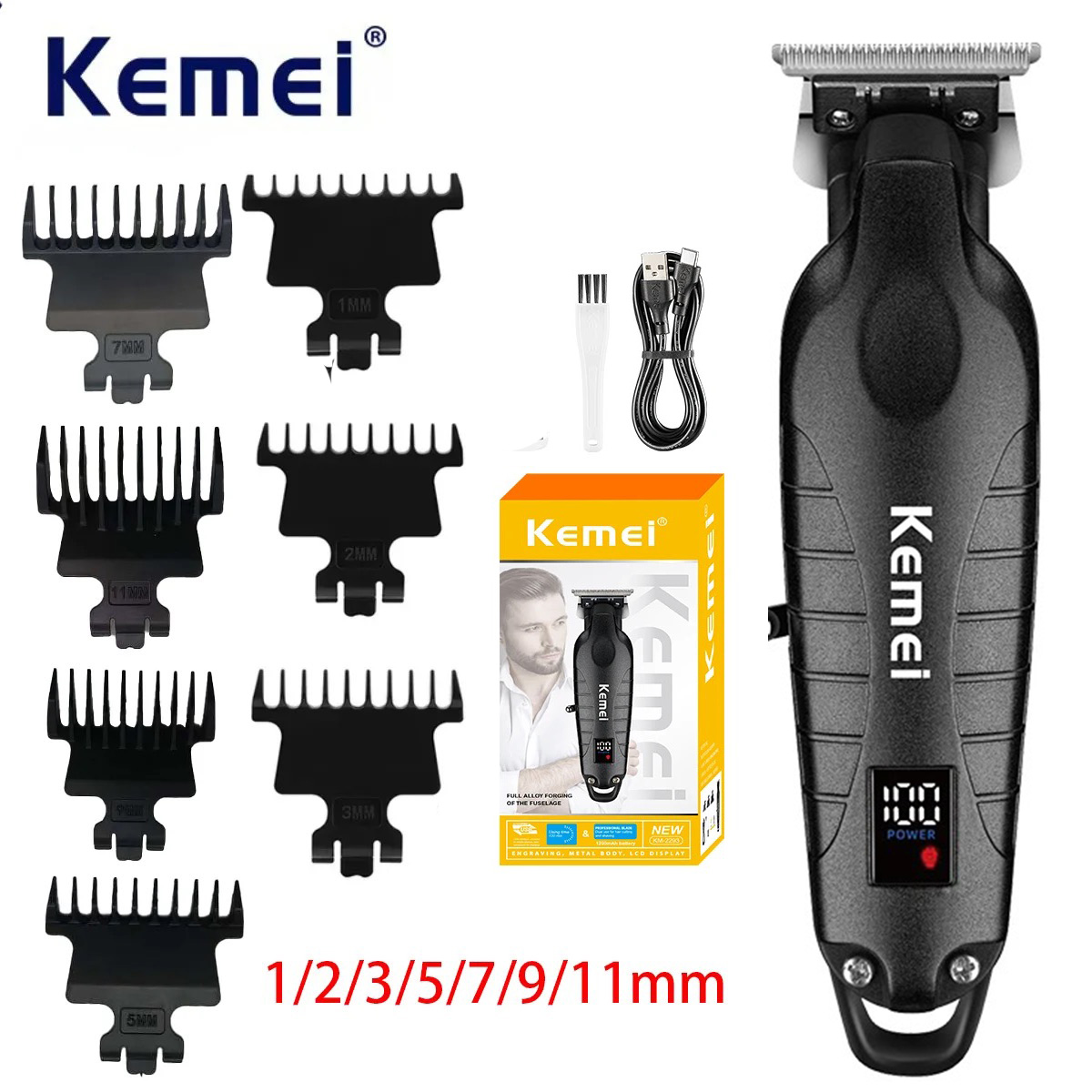 Kemei 2293 tondeuse de barbier - Golf Zero avis et prix